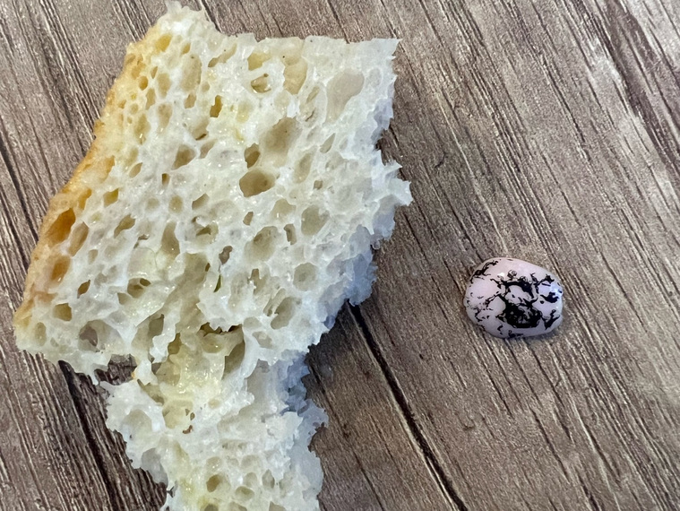 В хлебе найден кусок нарощенного ногтя