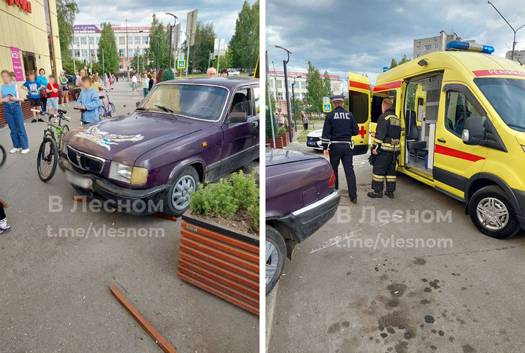 У «911» после аварии собралось много людей