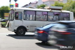 Город. Курган, автобус, общественный транспорт