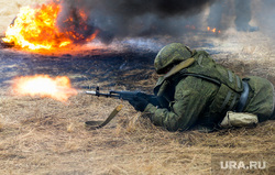 Боевое слаживание мобилизованных на Чебаркульском полигоне ЦВО. Челябинская область, учения, армия, военные, солдаты, оружие, вооружение, война, бойцы, боевые действия, полигон, сво, боевое слаживание, сбойка