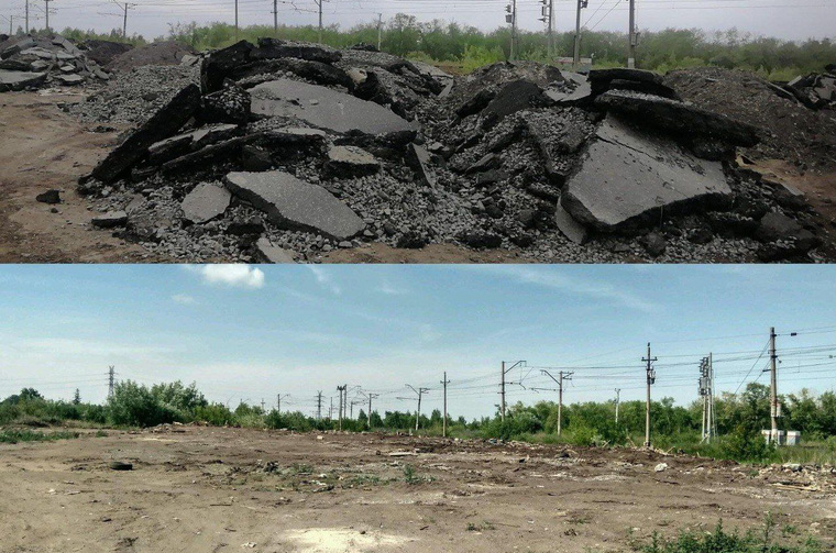 Управлением экологии и природопользования с начала лета на полигон вывезены тонны строительного, производственного, бытового и иного мусора