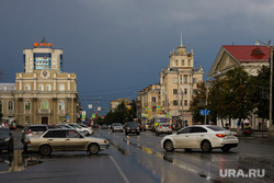 Клипарт. Курган, гроза, лето, плохая погода, город курган, ливень, дождь