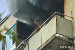 Клипарт. Магнитогорск, пожар, балкон, огонь, бедствие, возгорание