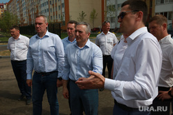 Осмотр строительства школы. Тюмень