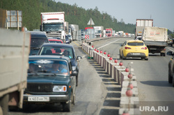Ремонт автодорожного моста между Екатеринбургом и Первоуральском, пробка