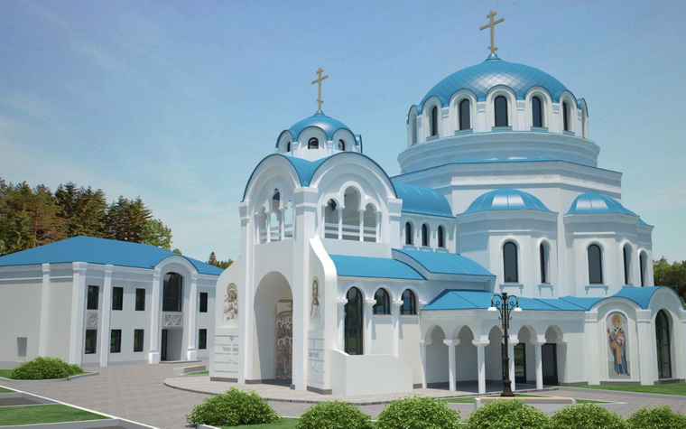 Храм построят в византийском стиле