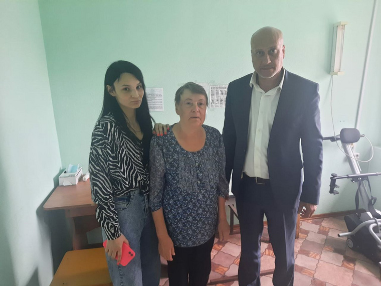 Женщина проживает в геронтологическом центре