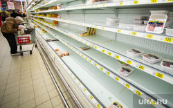 "Ашан" в Меге. Екатеринбург, мясо птицы, пустые полки, дефицит