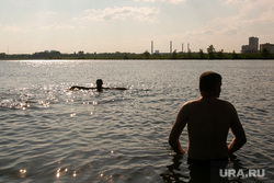 Жара. Тюмень, водоем, лето, жара, купание