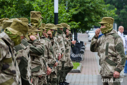 Отправка военнослужащих для участия в спецоперации. Челябинск, армия, военные, военнослужащие, бойцы, военная форма, солдат, вс рф, контрактники, добровольческий батальон, южноуралец