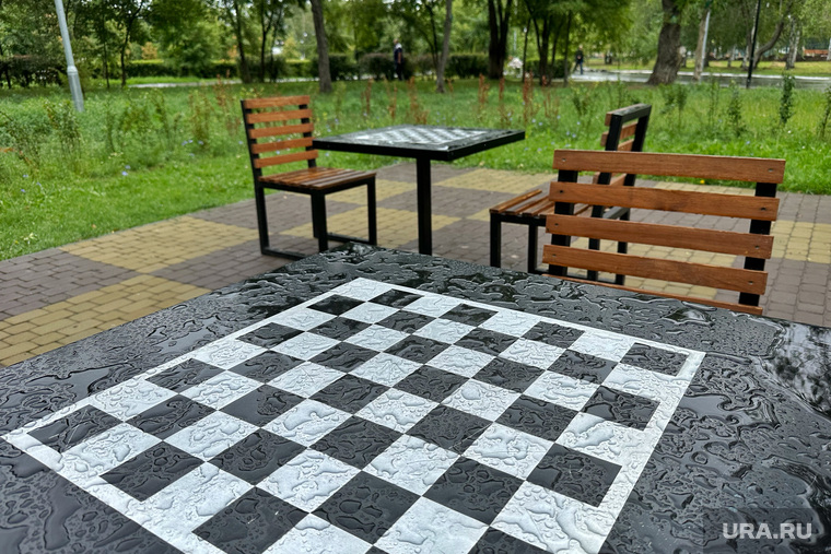 Шахматный сквер. Курган