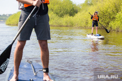 Сплав на сапбордах. Тюмень, вода, лето, отдых на воде, река кама, активный отдых, туризм, сапбординг, сапборд