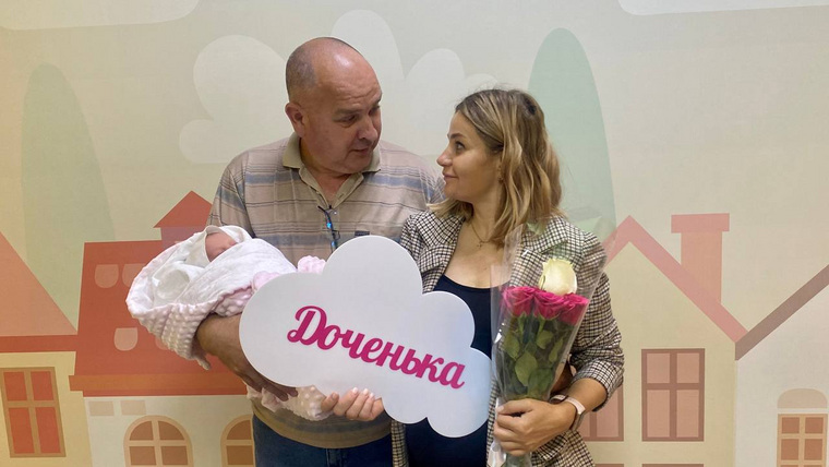 Новорожденная дочь Беловых стала восьмым ребенком в семье