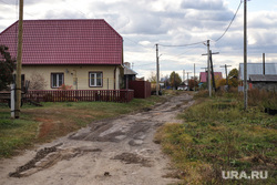 Село Введенское. Курган, деревня, село, сельская дорога, улица