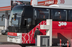 Виды города, Пермь, азс, заправка автобуса, дизтопливо