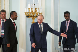 Встреча президента России Владимира Путина с премьер-министром Эфиопии Аби Ахмедом. Санкт-Петербург, путин владимир, ахмед аби