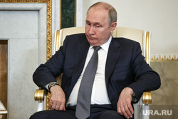 Владимир Путин на встрече с главой банка БРИКС Дилмой Роуссефф. Санкт-Петербург, путин владимир