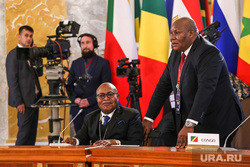 Встреча президента России с лидерами стран Африки в Константиновском дворце. Санкт-Петербург, саммит, переговоры, негр, африканец, чернокожий, лидеры африки