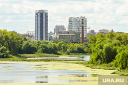 Ленинградский мост по улице Труда. Челябинск, жилье, недвижимость, новостройки, река миасс , лето в городе