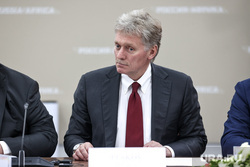 Президент России Владимир Путин на встрече с президентом Синегала Маки Саллом. Санкт-Петербург, песков дмитрий