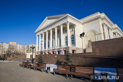 Здания. Тюмень, драмтеатр, город тюмень