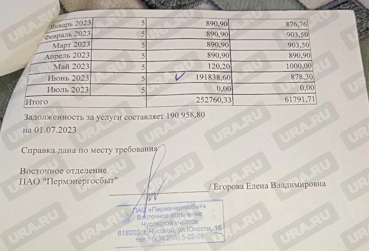 Пенсионерка узнала, что должна заплатить за электроэнергию почти 200 тысяч рублей