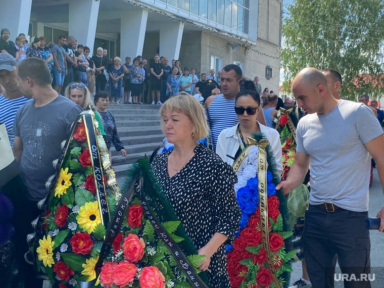 Похороны бойца СВО Антона Чашкина, Юрюзань, Челябинская область