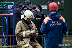 Последствия взрыва газа в доме 9А на улице 28 июня в  Ногинске. Москва, мчс, газ, последствия, спасатели