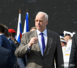 Торжественная церемония празднования Дня ВМФ на Сенатской площади. Санкт-Петербург, бастрыкин александр