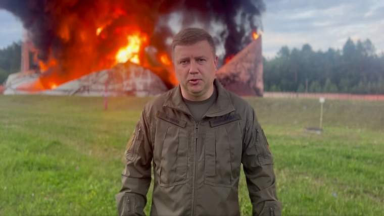 В Ровненской области Украины уничтожена нефтебаза 10 августа