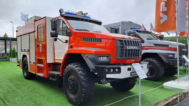 На выставке в Подмосковье посетители смогут увидеть пожарную автоцистерну автозавода