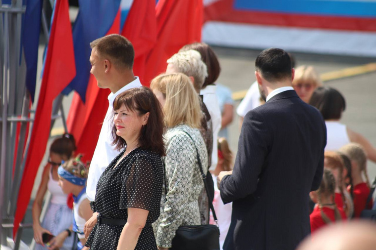Елена Ситникова на праздновании Дня города
