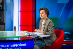 Пресс-конференция  Натальи Комаровой. Ханты-Мансийск 