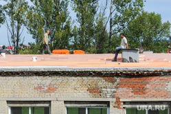 Поездка Алексея Текслера в Ашу. Челябинская область, ремонт кровли, ремонт крыши, ремонт школы, подготовка к учебному году