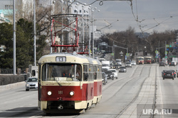 Виды Екатеринбурга, общественный транспорт, маршрут13, трамвай, татра т3