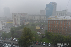 Ливень в Челябинске, город, ливень, дождь