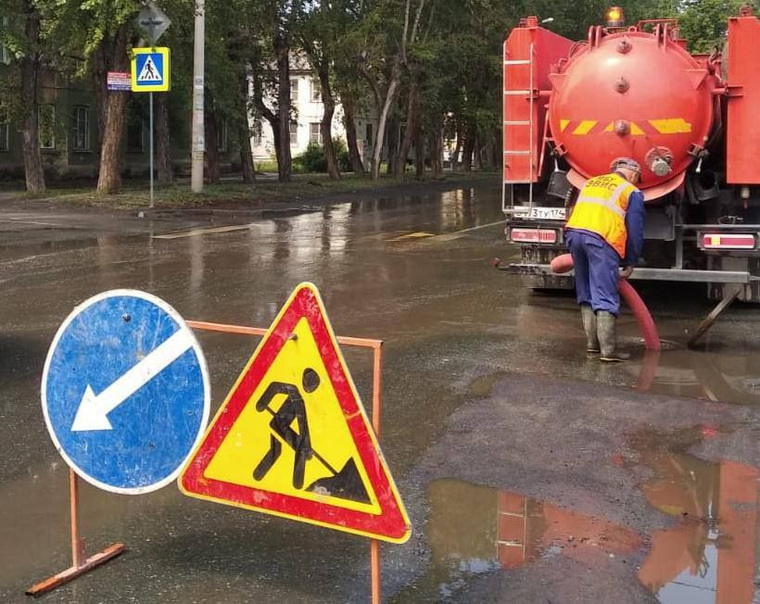 За сутки в городе выпало 50% осадков