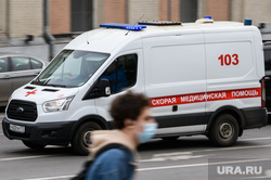 Виды Москвы, машина скорой помощи, скорая помощь