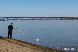 Закамск, микрорайон Водник. Пермь, рыбак, удочка, рыбалка, река кама