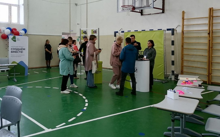 Пункты для регистрации участников викторины были развернуты на избирательных участках
