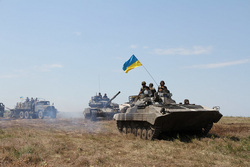 Вооруженные силы Украины. stock, колонна, танк, всу, stock