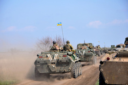Вооруженные силы Украины. stock, колонна, бтр, техника, всу, stock