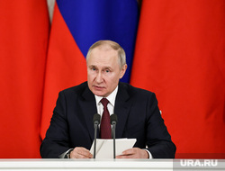Президент России Владимир Путин и председатель КНР Си Цзинь Пин на встрече во время совместного заявления в Кремле. Москва, путин владимир