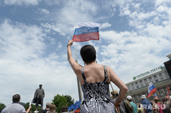 Выборы президента Украины. Уничтожение бюллетеней. Донецк, патриотизм, небо, флаг россии