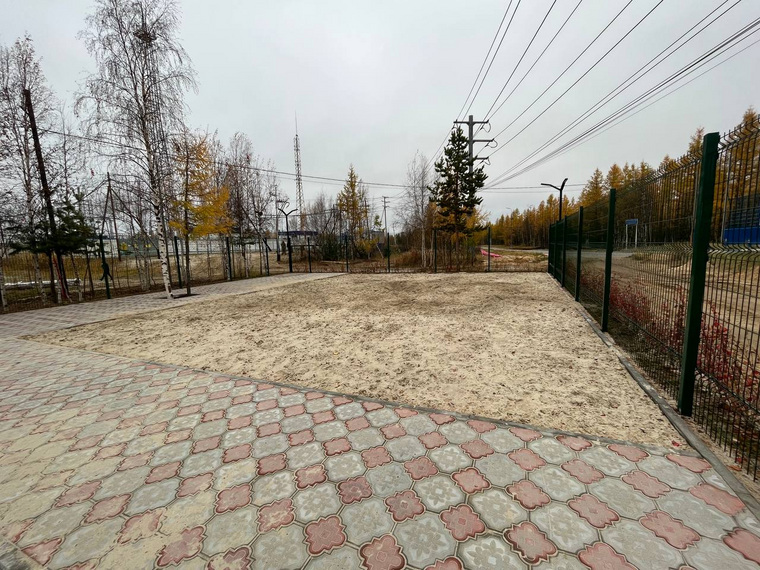 Участок, отведенный для объекта, решили использовать не полностью