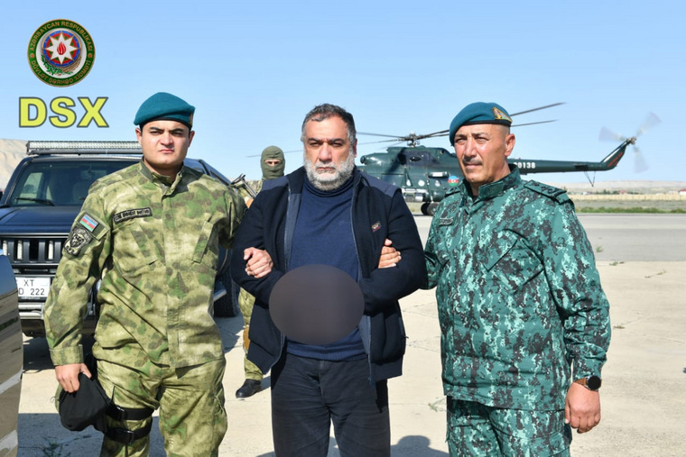 Пограничники Азербайджана задежали экс-главу Нагорного Карабаха Вардяняна