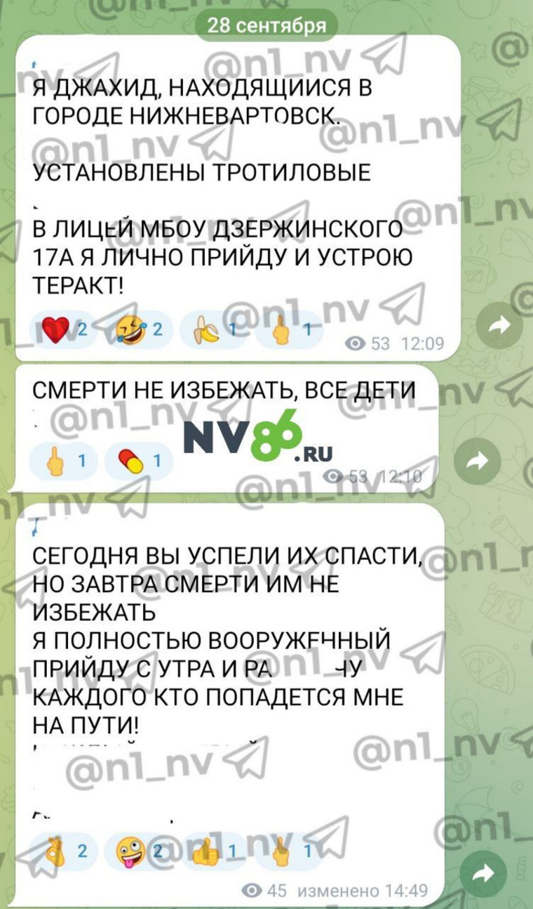 Нижневартовский телеканал опубликовал скриншоты угроз лжеминера