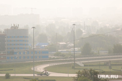 Smog in the city.  Tyumen, smoke, smog, smog in the city, smog in Tyumen