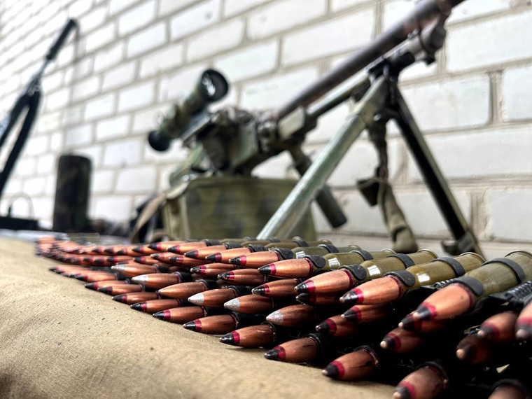 На выполнение заданий бойцы выходят укомплектованные боеприпасами