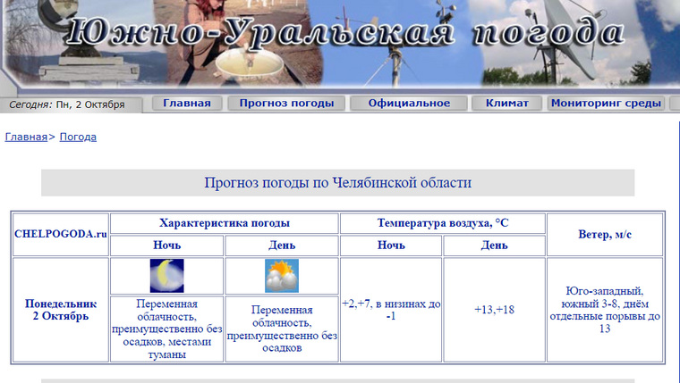 В регион придет похолодание